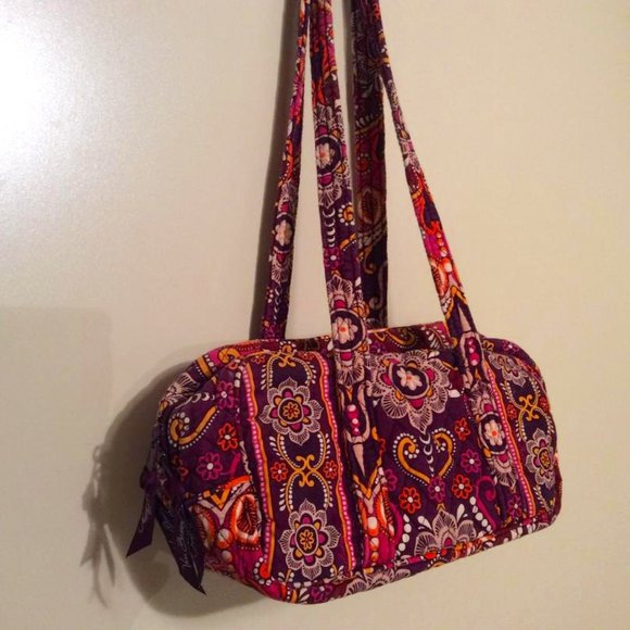 Vera Bradley Handbags - VERA BRADLEY 2-handle shoulder bag NWOT; Medium size.